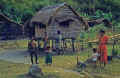 1952-53 Philippines 232  Pygmy village.jpg (360513 bytes)
