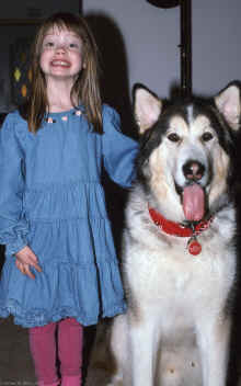 1995-12 Kirsten and Kobuk.jpg (2116444 bytes)