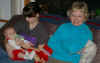 Claire and Heidi with Adam.JPG (59079 bytes)