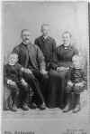 Maurice Hans Kristiansen Louis Regene John Blilie circa 1890 Prentice WI.jpg (376063 bytes)