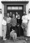 Same doorway Narum Family and James W Blilie Bliligaard Aug 1992.jpg (368662 bytes)